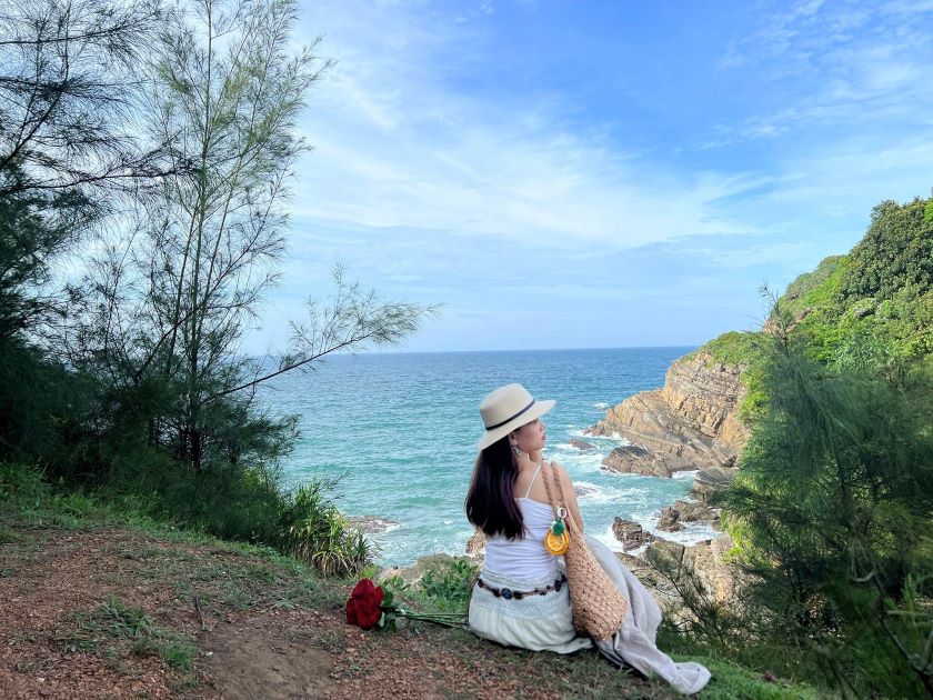 Hoàng hôn trên đảo Cô Tô.