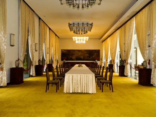 Phòng Đại yến, nơi tổ chức các cuộc chiêu đãi của tổng thống chính quyền trước năm 1975.