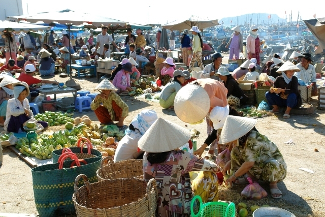 Một góc chợ Đông Hà
