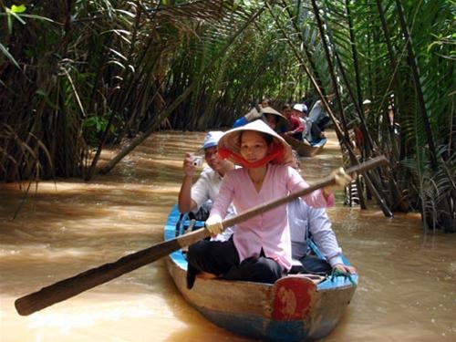 Du lịch sinh thái Cù Lao Thới Sơn ngày càng được du khách lựa chọn.