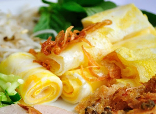 Bánh cuốn trứng - Đặc sản Hà Giang