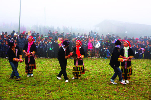 Tết là mùa lễ hội lớn nhất trong năm ở Hà Giang.