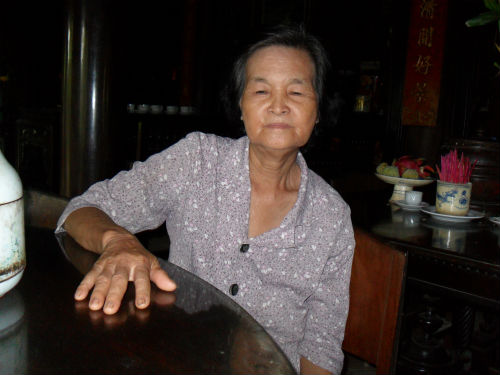 Bà Trần Thị Ngõ chủ nhân ngôi nhà vô giá