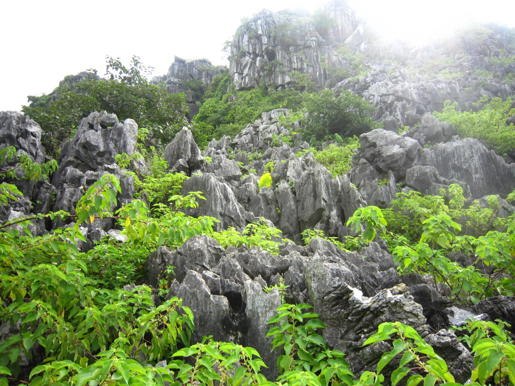 Núi Voi Hải Phòng có nhiều hang động đẹp