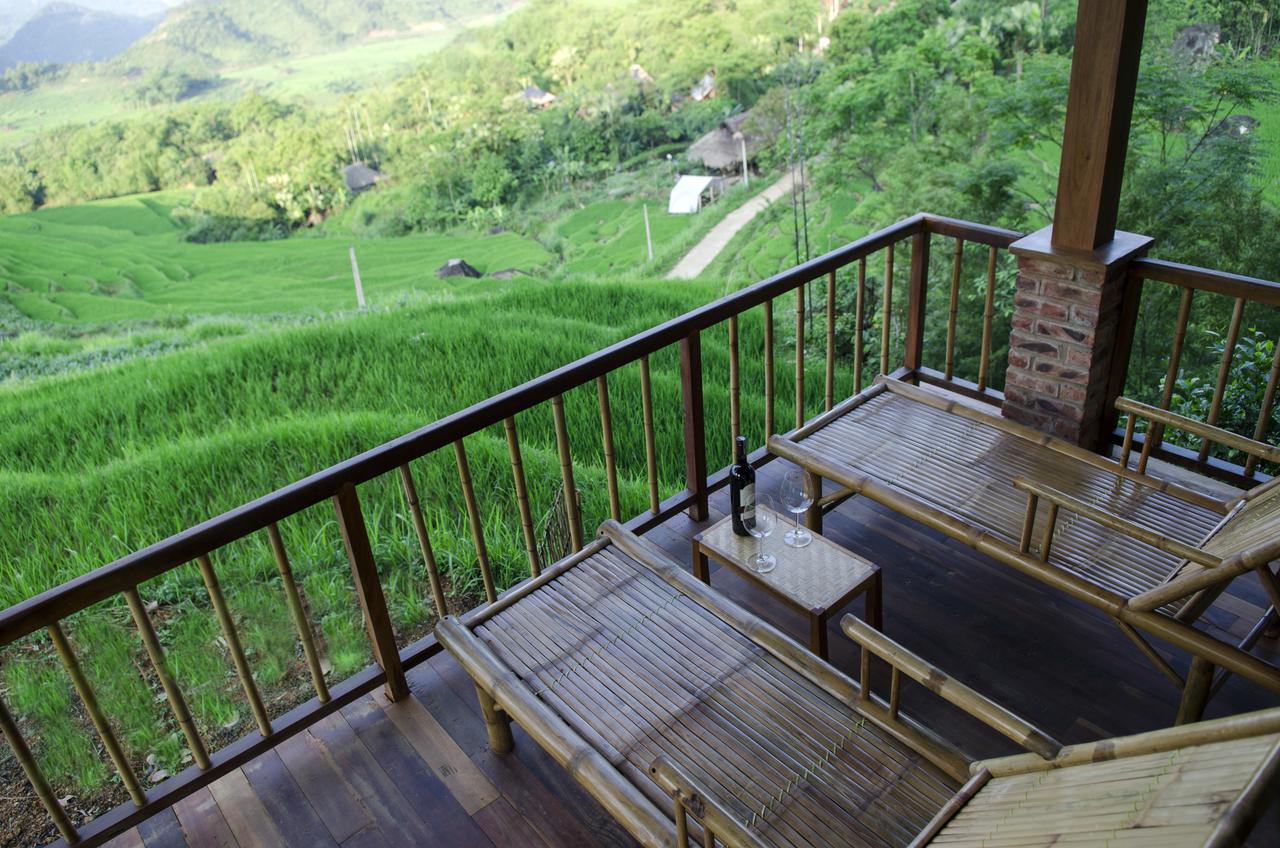 Chỗ nghỉ ở Pù Luông được xây dựng giữa thiên nhiên trong lành.
